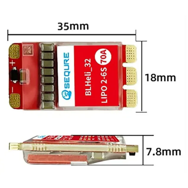 SEQURE 2670 70A 2–6S ESC (AM32)