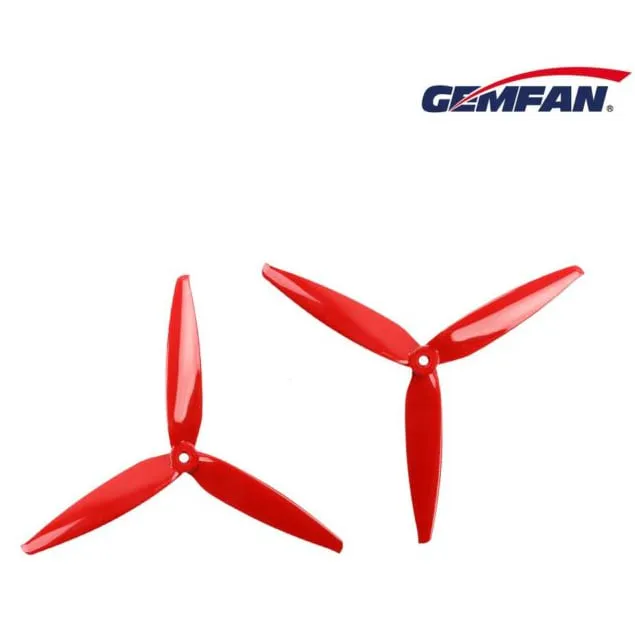 Gemfan Flash 7040 Durable 3-Blade Propeller — Color: Ferrari Red