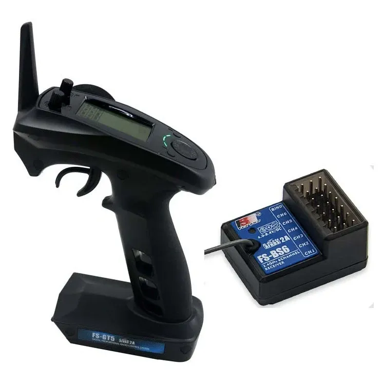 FlySky FS-GT5 6Ch AFHDS Car/Boat Transmitter with FS-BS6 Receiver