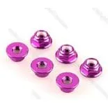 5mm Anodized Low-Profile Locknut — Color: Purple