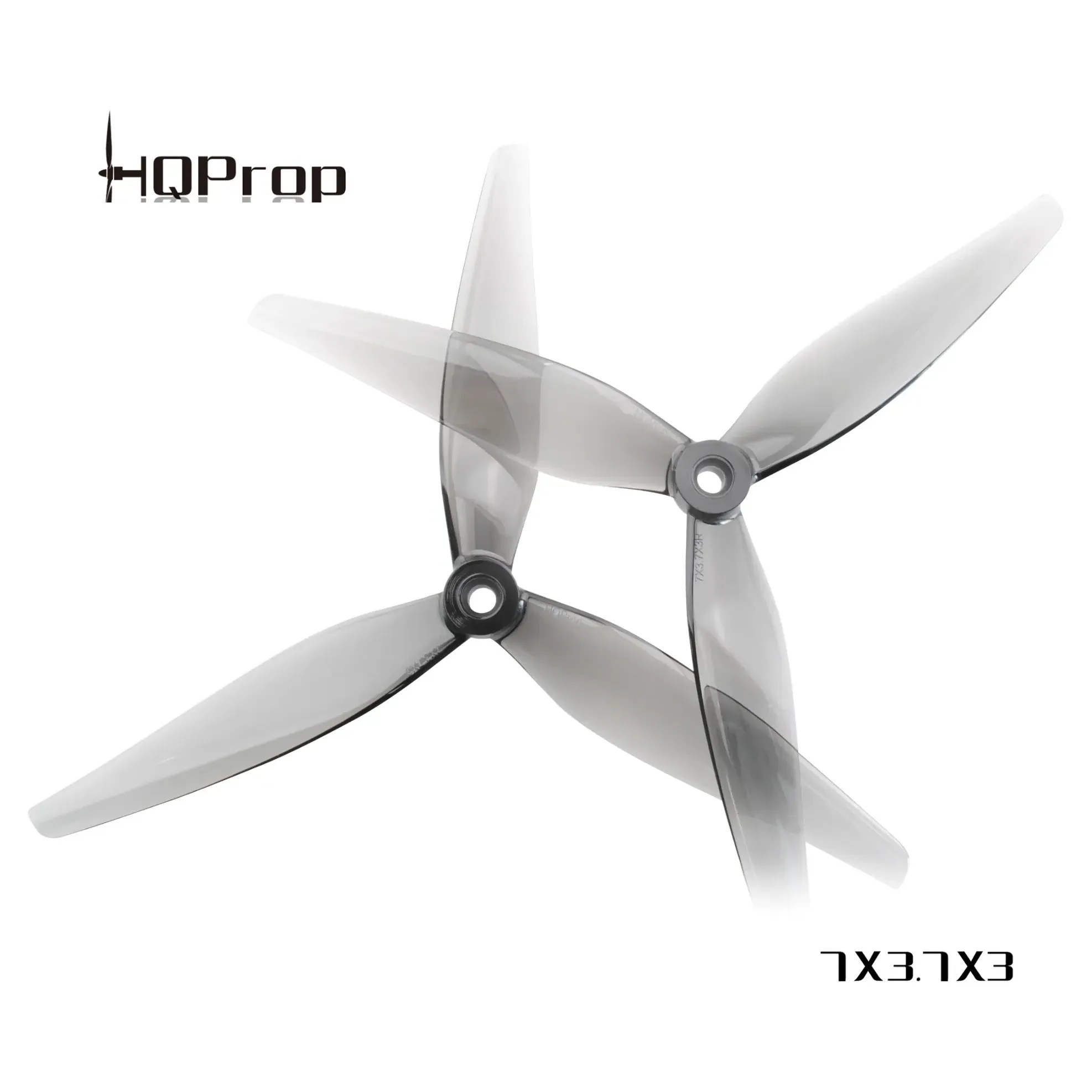 HQProp 7×3.7×3 Propeller — Grey Polycarbonate (2CW+2CCW)