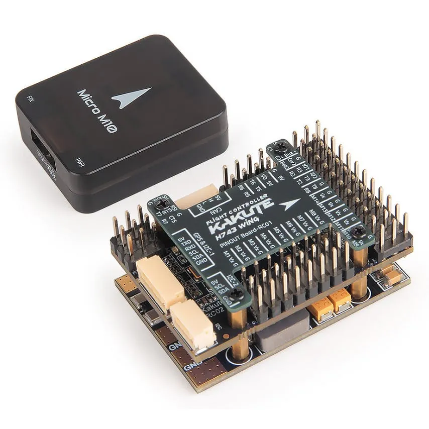 Holybro Kakute H743-Wing Flight Controller — Combo: With Micro M10 GPS