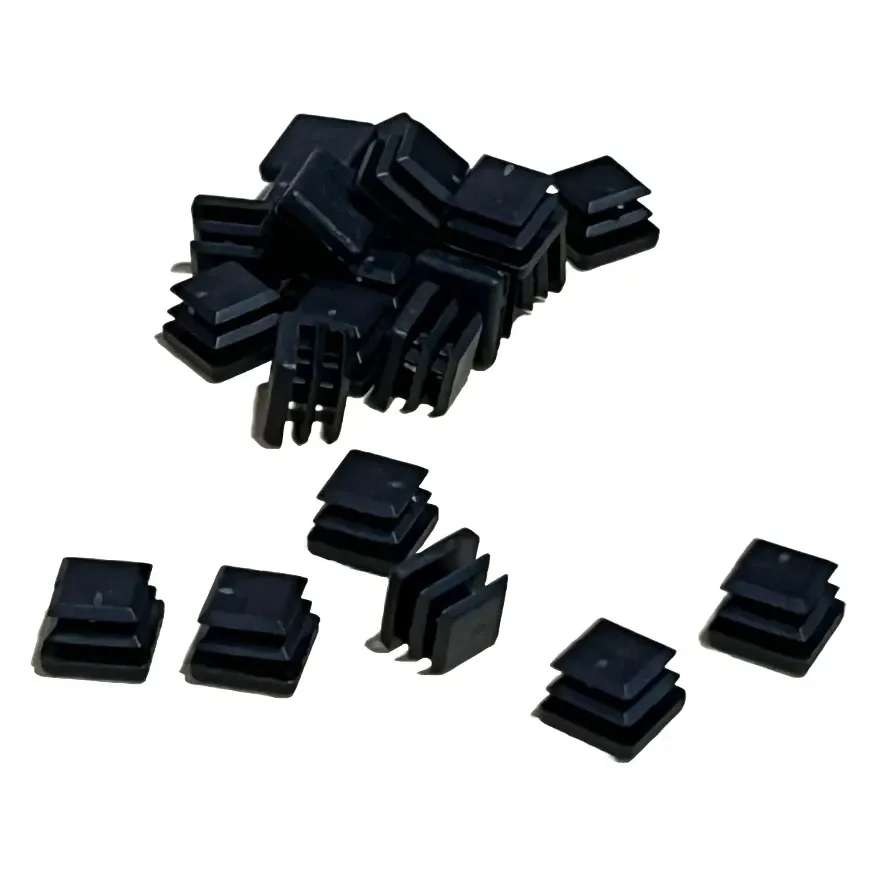 Black Plastic End Cap for Square & Rectangle Tubes