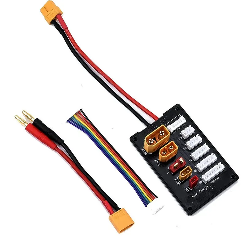 ReadyToSky Parallel Charging Board with XT90, XT60, XT30, JST and T-Plug Ports