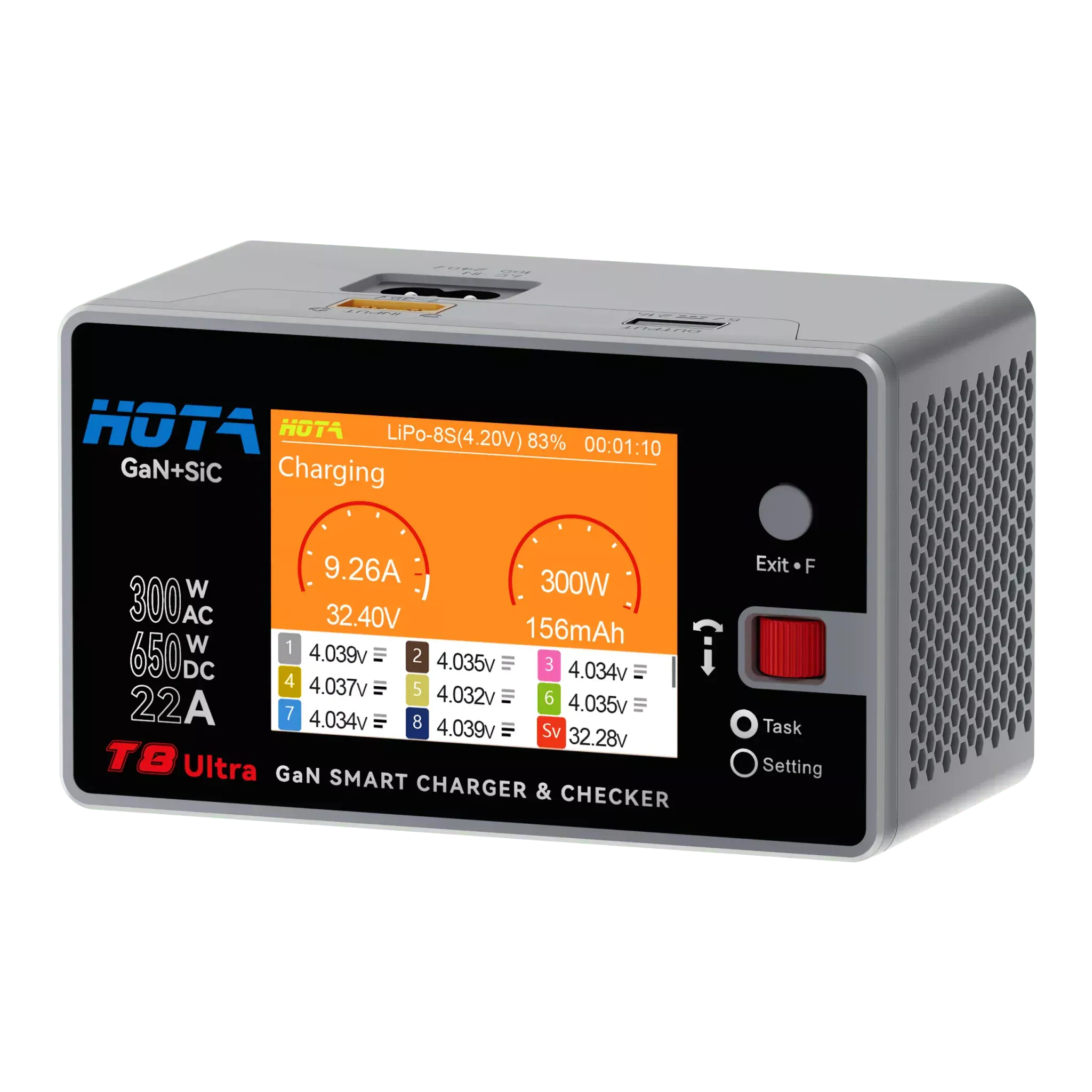 HOTA T8 Ultra GaN Smart Charger 650W