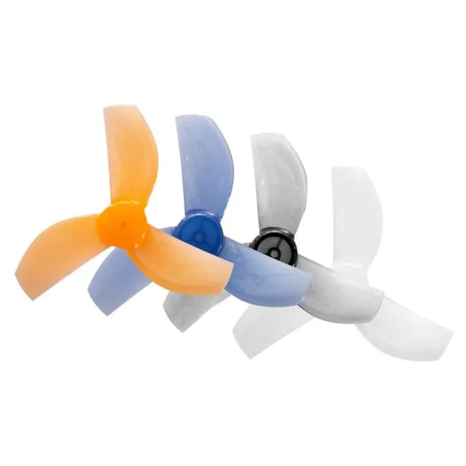 Gemfan 35mm 3-Blade Durable Propeller — 1mm Shaft (Set of 8 — 4CW+4CCW)