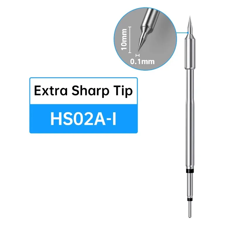 FNIRSI HS-02 Soldering Iron Tips — Model: HS02A-I