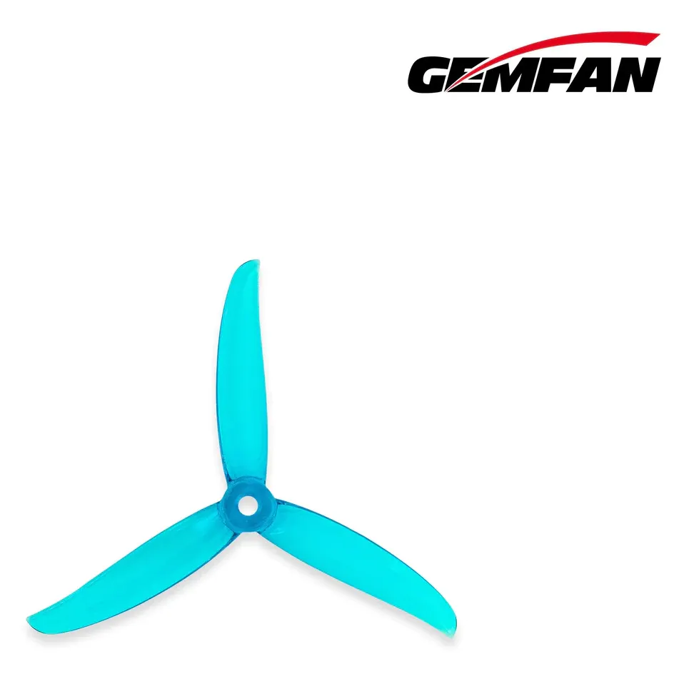 Gemfan VannyStyle 5136 Tri-Blade Propeller — Color: Clear Blue