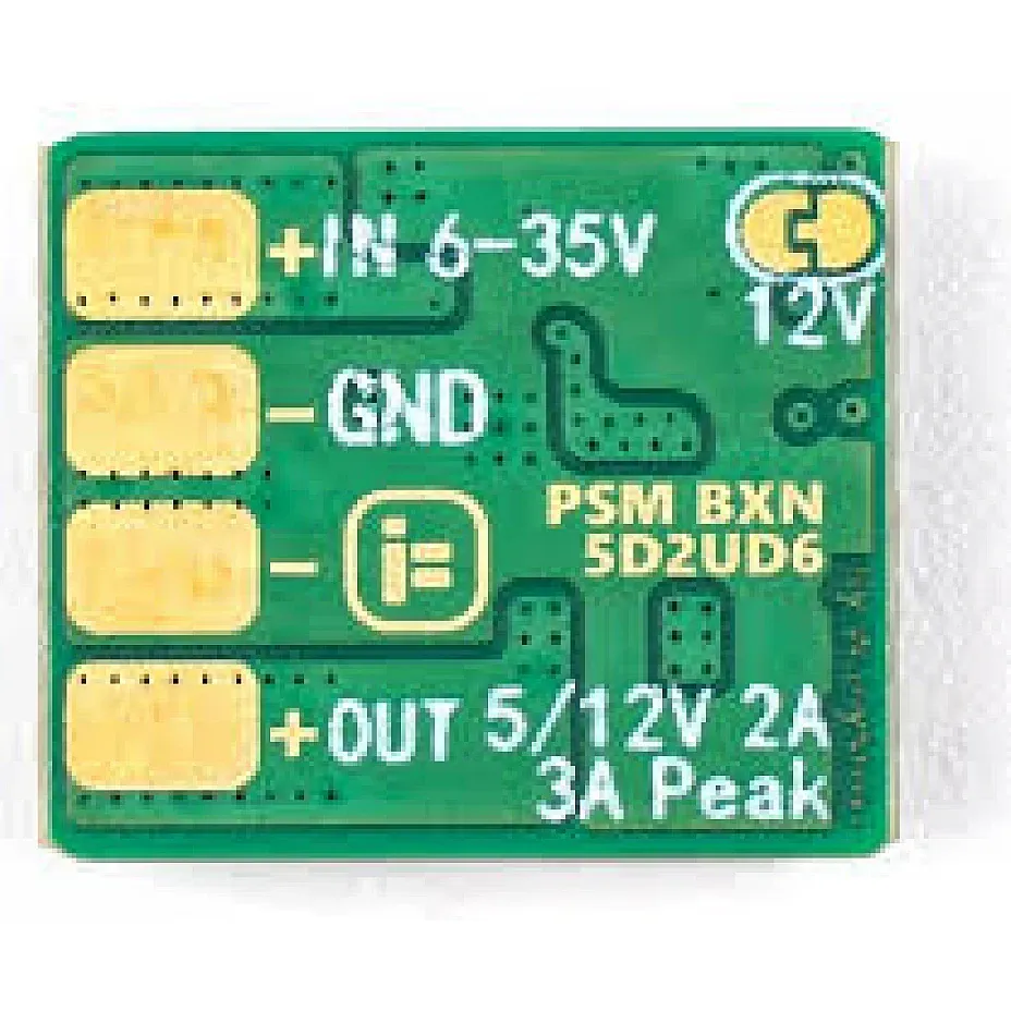 Micro 2-8S BEC Voltage Regulator (5V/12V, 2A)
