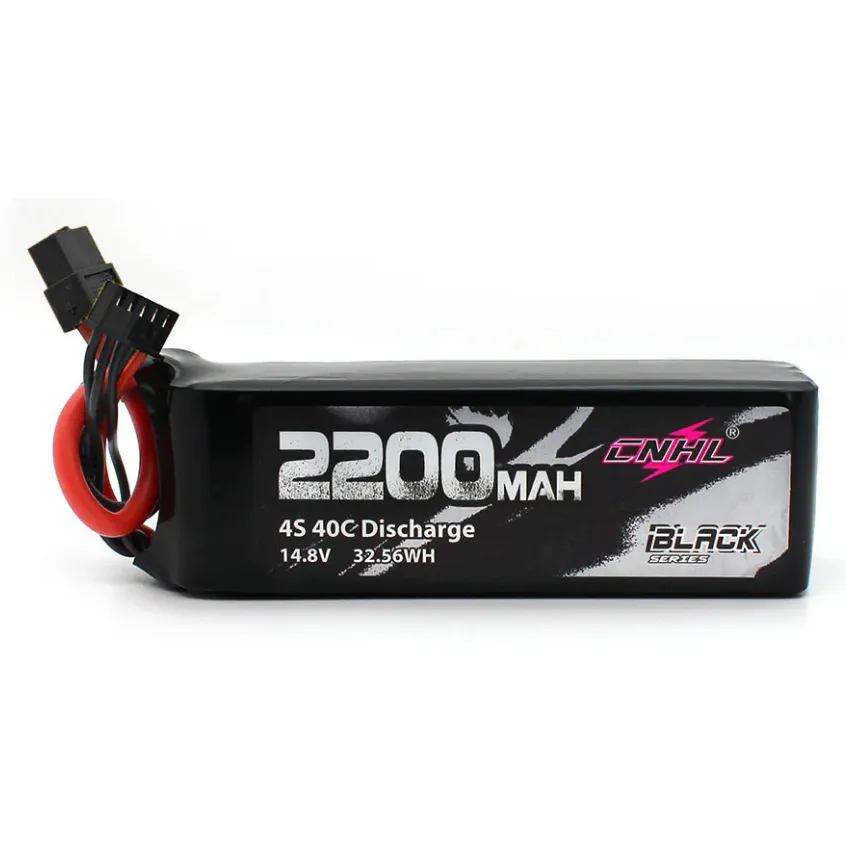 CNHL Black Series 2200mAh 4S 14.8V 40C LiPo Battery (XT60)