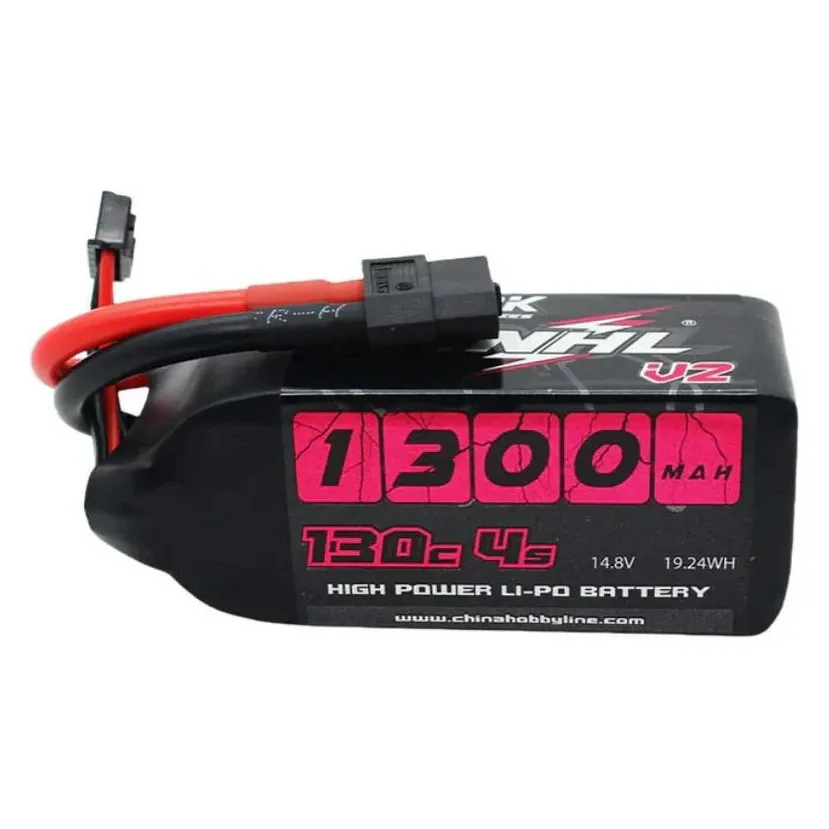 CNHL Black Series V2 1300mAh 4S 14.8V 130C LiPo Battery (XT60)
