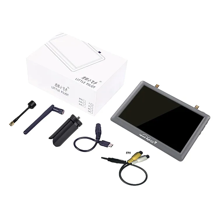 Hawkeye Little Pilot 4.5 Inch 4.9G-6G 108CH FPV Monitor with DVR