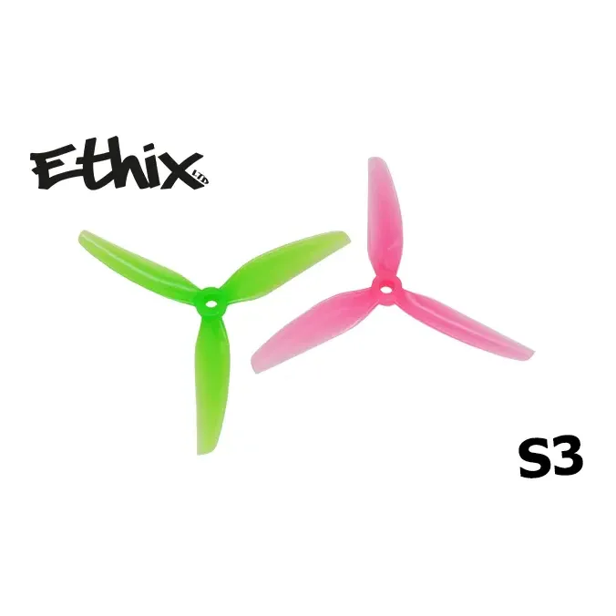 HQProp Ethix S3 Watermelon Propeller — Polycarbonate (2CW+2CCW)