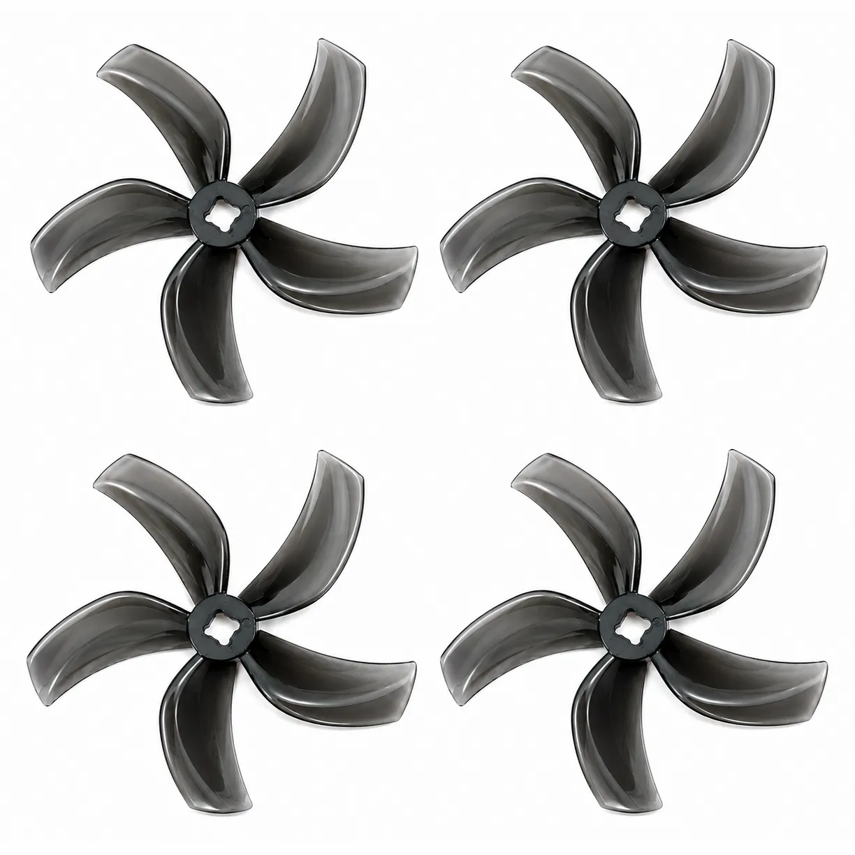 Gemfan D90 Ducted PC 5-Blade Propeller — M5, Clear Gray
