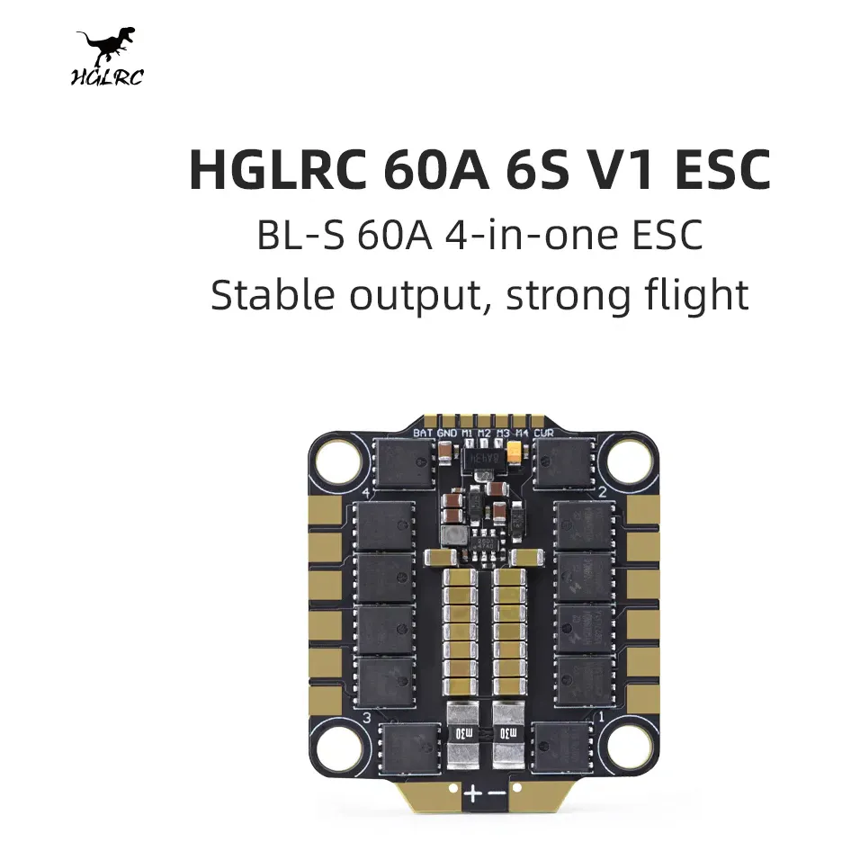 HGLRC 60A 6S V1 4-in-1 ESC