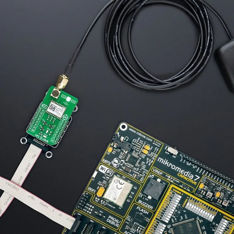 MIKROE GPS 6 Click A2200-A Receiver Board