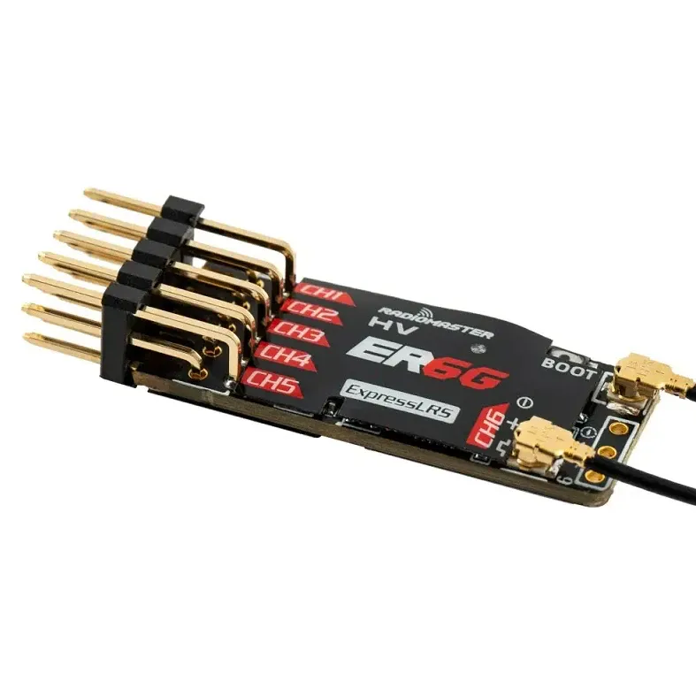 RadioMaster ER6G 2.4GHz ELRS 6CH PWM Receiver