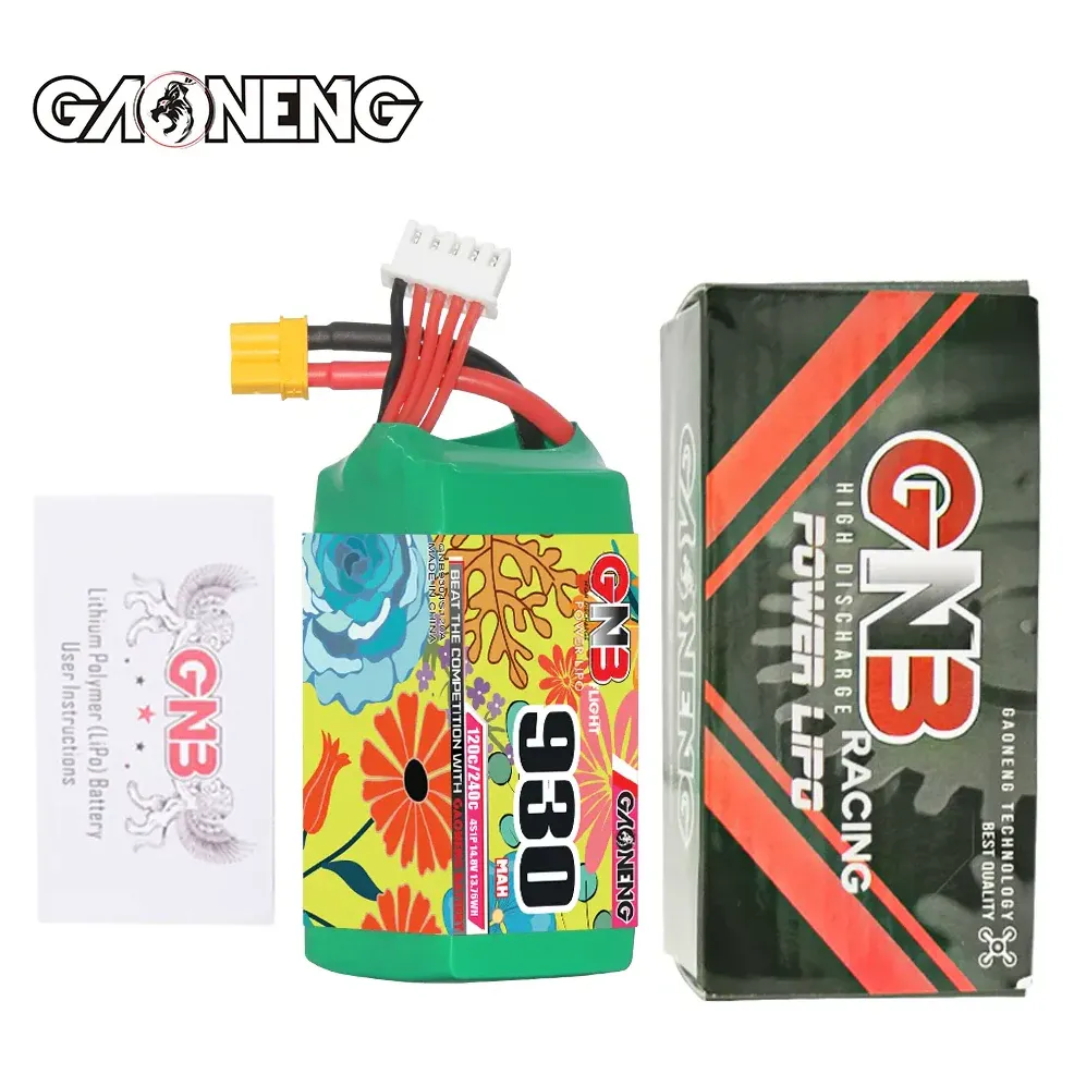 GAONENG GNB 930mAh 4S 14.8V 120C XT30 LiPo Battery