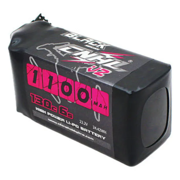 CNHL Black Series V2 1100mAh 6S 22.2V 130C LiPo Battery (XT60)