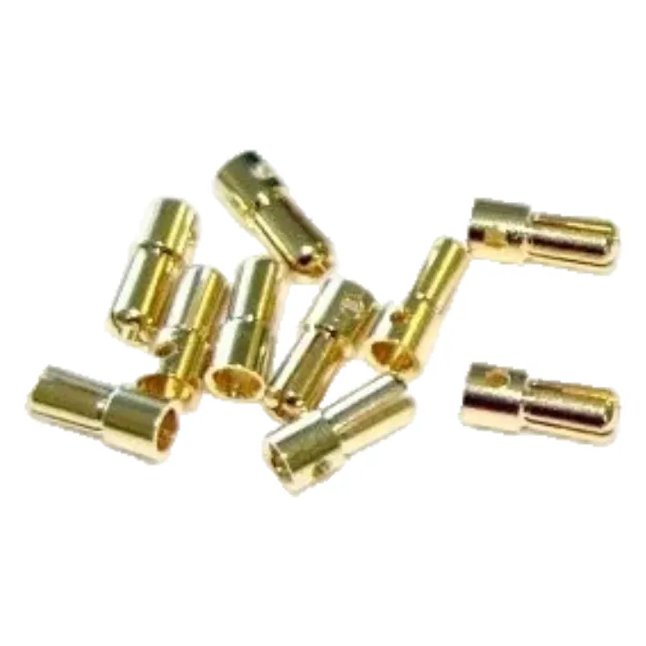 Amass PolyMax 5.5mm Gold Bullet Connector Pair