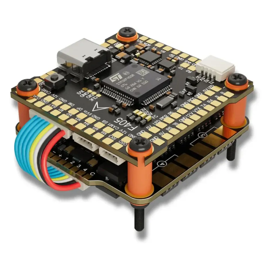 DAKEFPV F405 Flight Controller & 8S 70A 4-in-1 ESC Stack