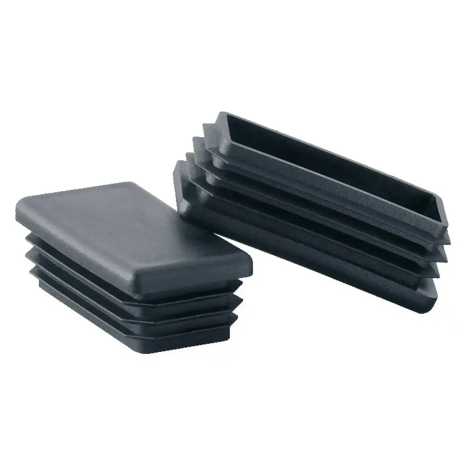 Black Plastic End Cap for Square & Rectangle Tubes