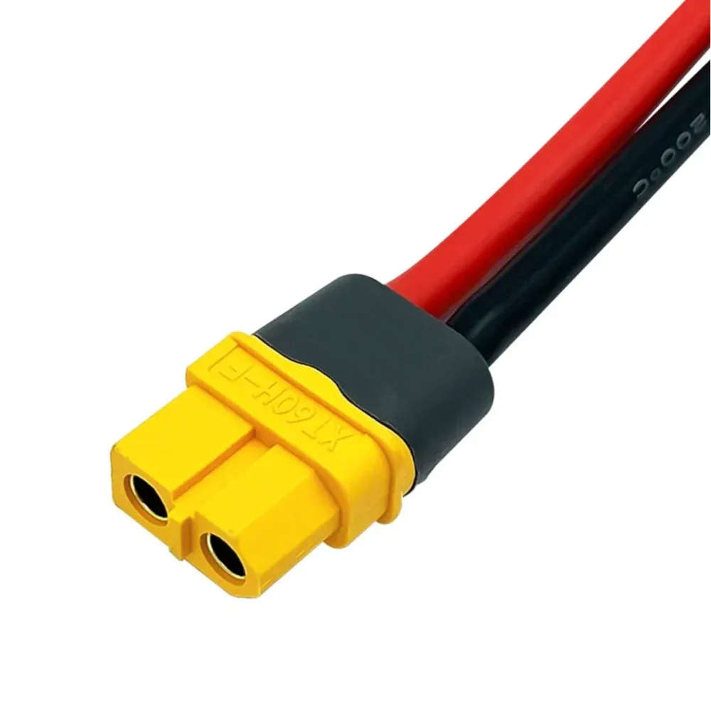Amass XT60H-F Female Connector with 12AWG Silicone Wire