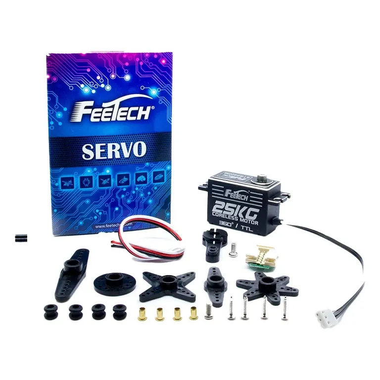 Feetech ST-5420-C001 7.4V 25kg.cm Coreless Steel Gear TTL Servo
