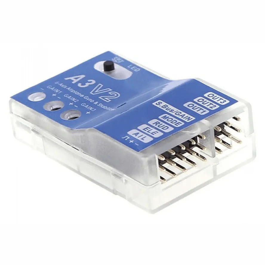 A3 V2 6-Axis Gyro Stabilizer Flight Controller for RC Airplanes