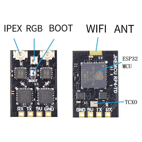 JHEMCU RP4-TD ExpressLRS 2.4GHz True Diversity Receiver