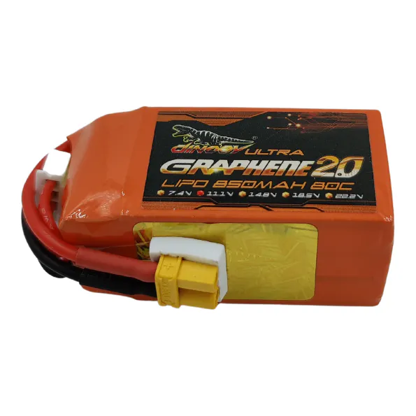 Dinogy Graphene 2.0 3S 850mAh 80C LiPo Battery