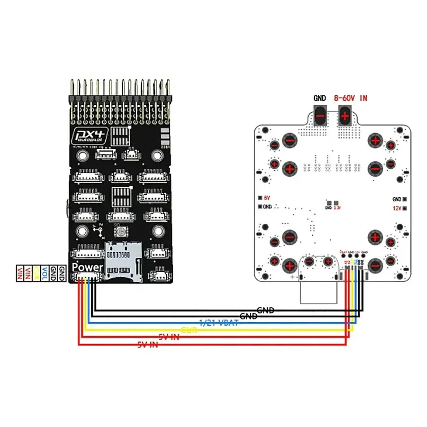 Tarot TL3302 12S 100A Power Distribution Board with Current Sensor
