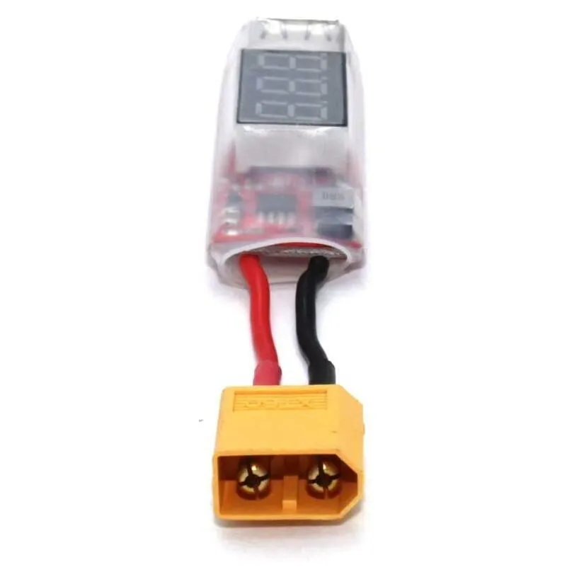 XT60 to USB Adapter with Voltage Display (2-6S LiPo)