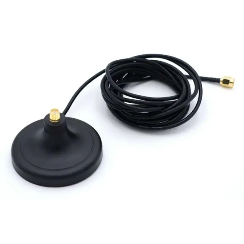 SMA Extension Cable with Magnetic Antenna Base, 3m