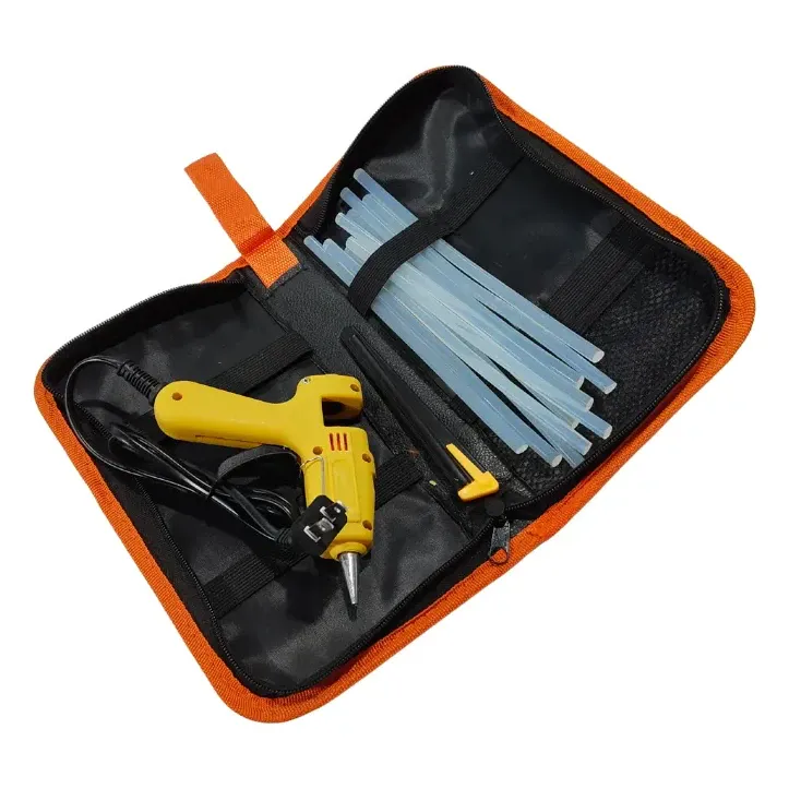MM-H 20W Hot Melt Glue Gun Kit with 7mm Glue Sticks and Case