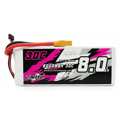 CNHL 8000mAh 3S 11.1V 30C LiPo Battery (XT90)