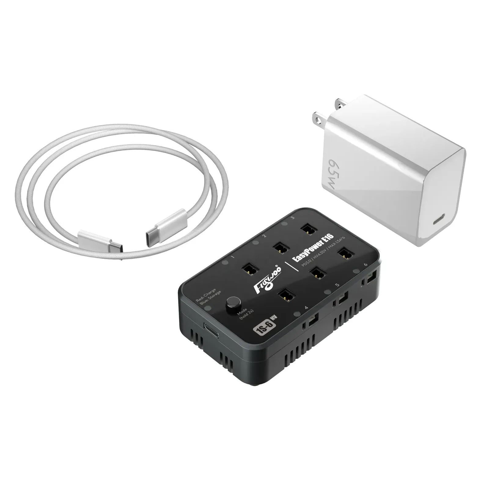Flywoo EasyPower E16/E24 1S/2S Battery Charger