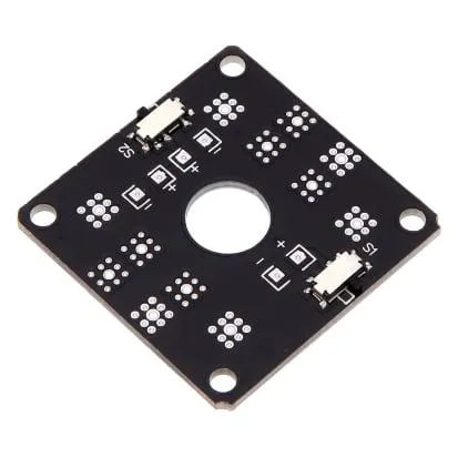 Mini Power Distribution Board for CC3D with LED and FPV Switches