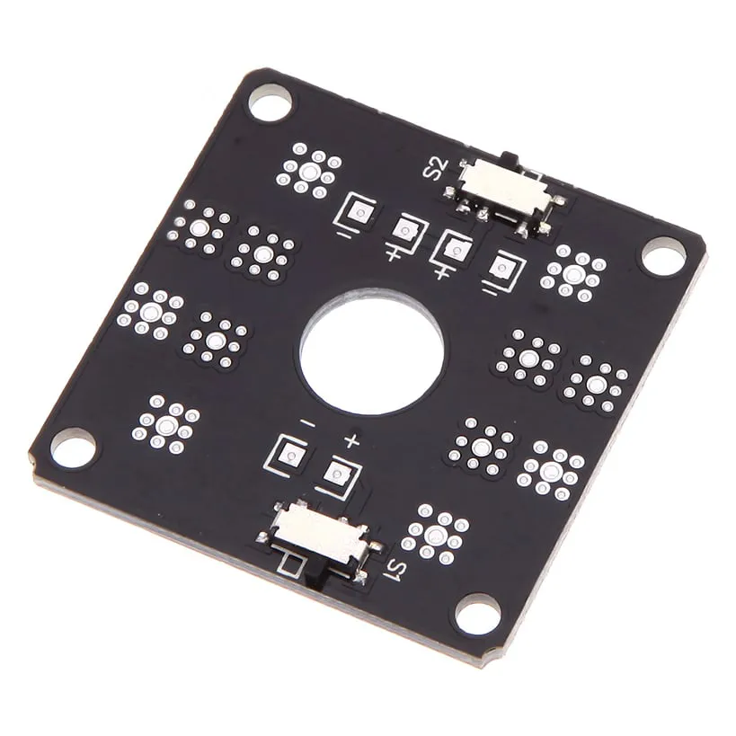 Mini Power Distribution Board for CC3D with LED and FPV Switches