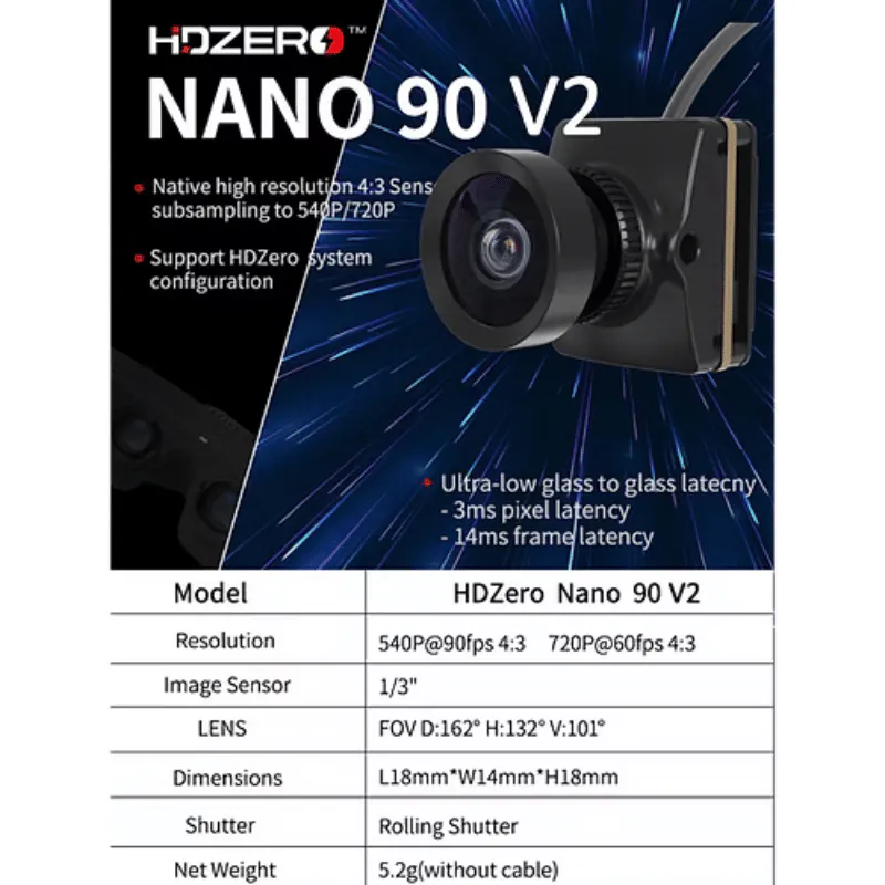 HDZero Nano 90 V2 Camera