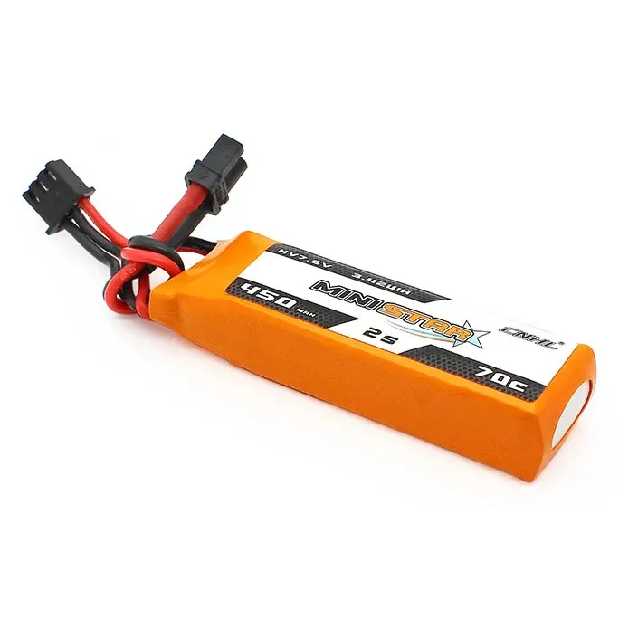 CNHL MiniStar HV 450mAh 2S 7.6V 70C LiPo Battery (3 Pack)