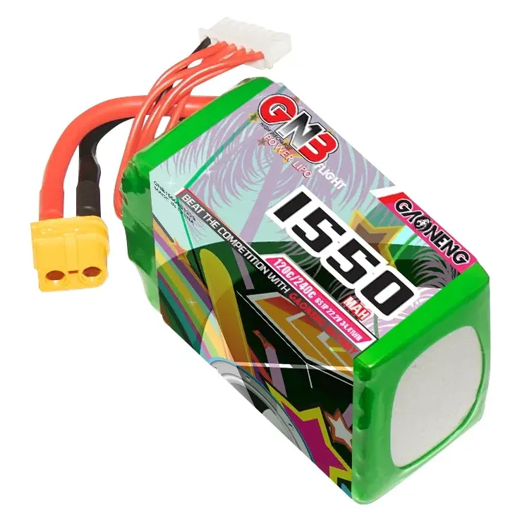GAONENG GNB 1550mAh 6S 22.2V 120C XT60 LiPo Battery
