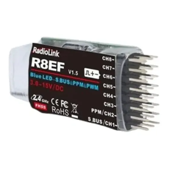 Radiolink R8EF 8-Channel 2.4GHz SBUS/PPM/PWM Receiver