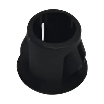 Naide Black Rubber Hole Button Plug