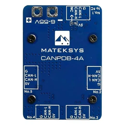 MATEKSYS CANPDB w/ 4A BEC & JST-GH Splitter