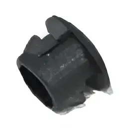 Naide Black Rubber Hole Button Plug