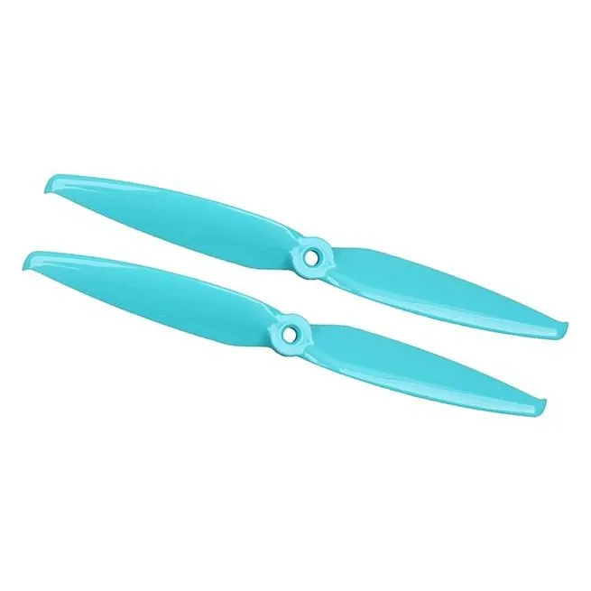 Gemfan Flash 7042 PC 2-Blade Propeller — Clear (2 Pairs — 2CW+2CCW) — Color: Blue