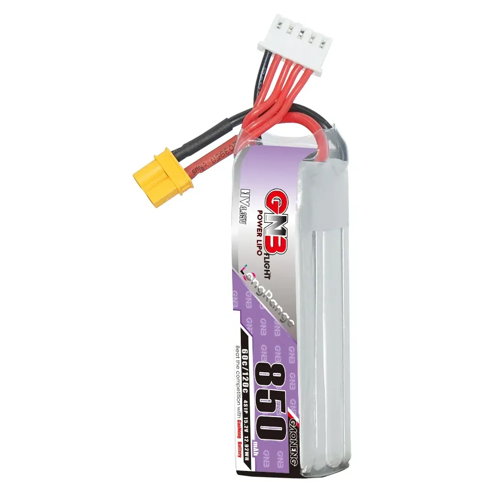 GAONENG GNB LiHV 4S 15.2V 850mAh 60C Battery (XT30)