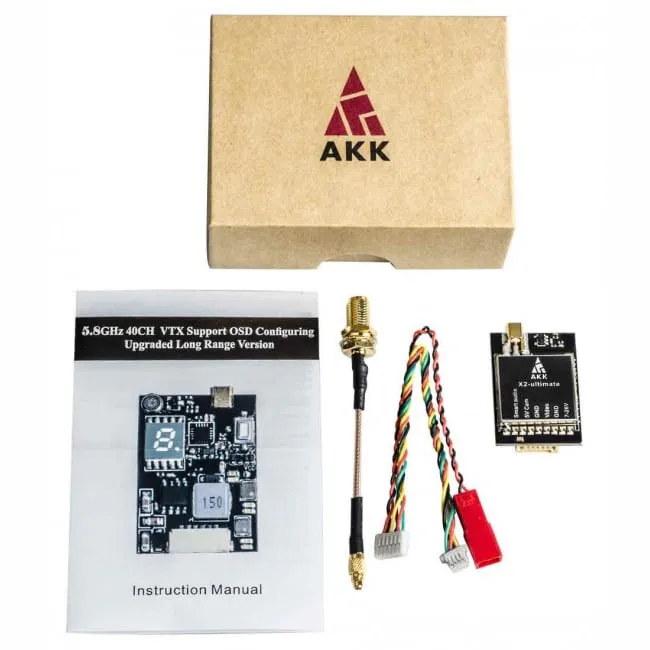 AKK X2-Ultimate 1W/1.2W VTX (5.8GHz)