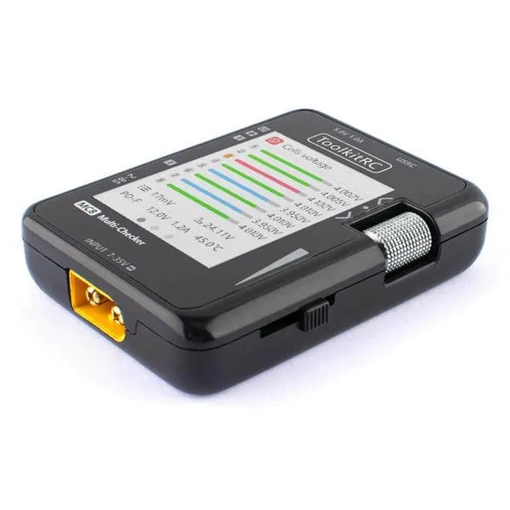 ToolkitRC MC8 Multi-Functional 2–8S Battery Checker